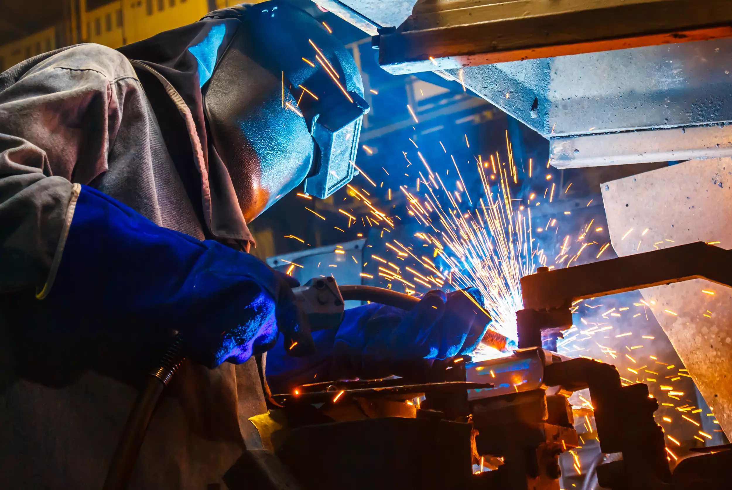 Welding'connections and fabrications